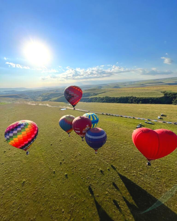 Полет на воздушном шаре в Мостовском
